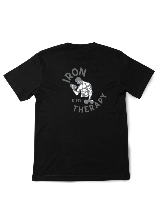 Bodybuilding-Shirt Iron Back  T-Shirt mit Rückendruck